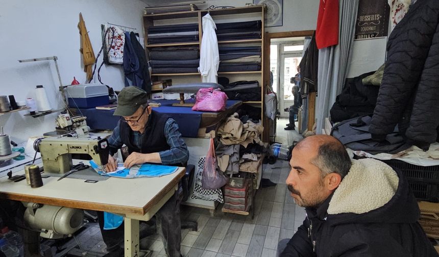 Bitlis’te yarım asırlık emek: Terzinin İğneyle dokuduğu hayat