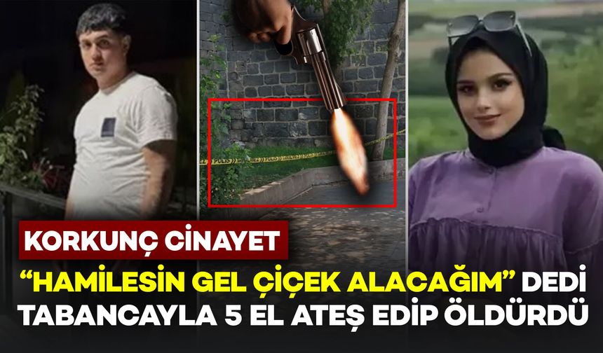 3 Aylık Hamile Helin'i "Çiçek Alacağım" Diye Çağırıp Silahla Öldürdü