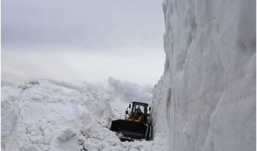 Görüntüler Sibirya'dan Değil, Bitlis'ten: Bu Sezon Yağan Kar Miktarı 9,5 Metreye Ulaştı