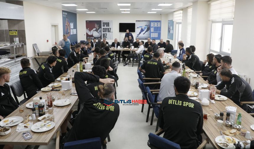 Bitlis Spor 1916'dan kritik maç öncesi moral kahvaltısı