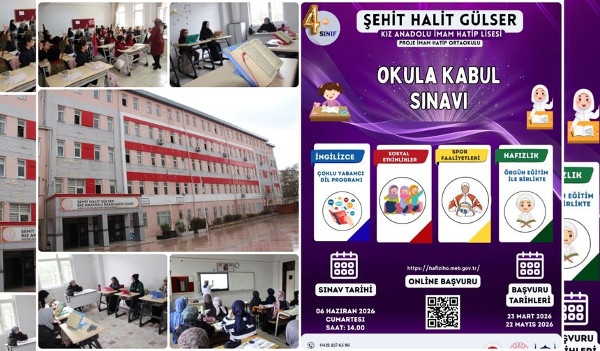 İmam Hatip proje okullarına kayıt süreci başladı