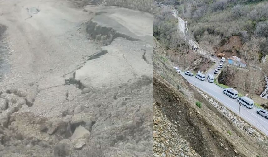 Bitlis'te yaklaşık 20 köy yolunda heyelan ve çökme nedeniyle ulaşım sağlanamıyor
