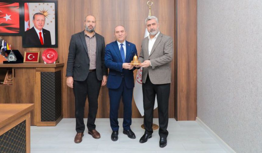 HÜDA PAR Bitlis İl Teşkilatı’ndan Milli Eğitim Müdürü Kaya’ya Ziyaret