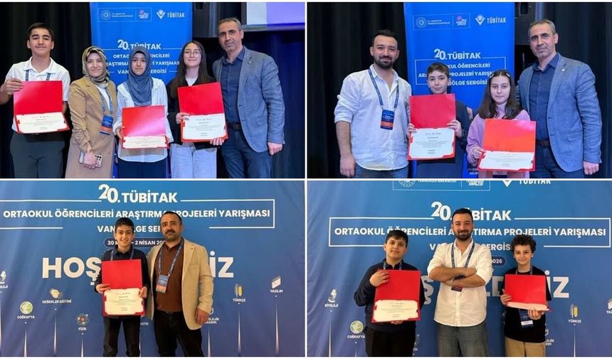 Bitlisli Öğrencilerden TÜBİTAK’ta Büyük Gurur: 4 Dalda Birincilik