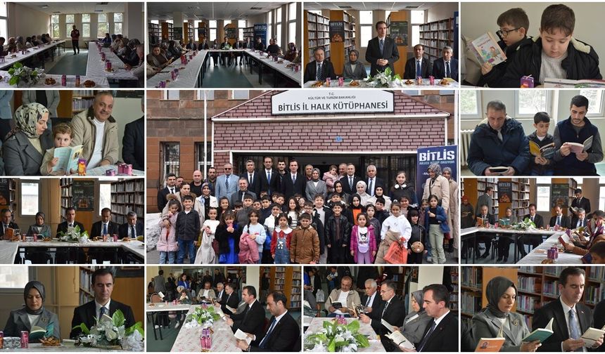 Bitlis’te “Aileler Kitap Okuyor” Etkinliği Düzenlendi