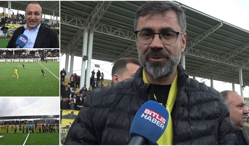 Belediye Başkanı Tanğlay: Bitlis Spor Maçı Taraftara Armağan Olsun