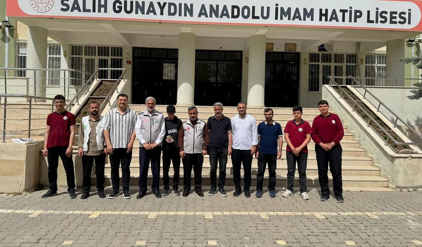 Batman'da öğrencilerden Gazze için anlamlı destek