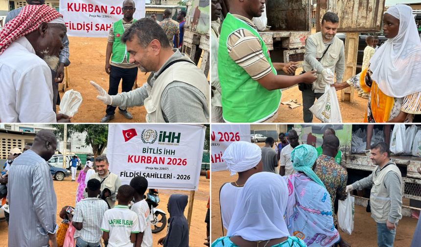 Bitlis İHH, Kurban Bayramı’nda Afrika’da Yerini Aldı