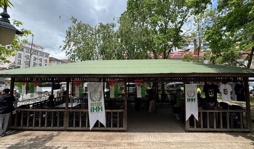 Güroymak’ta Gazze yararına kermes düzenlendi