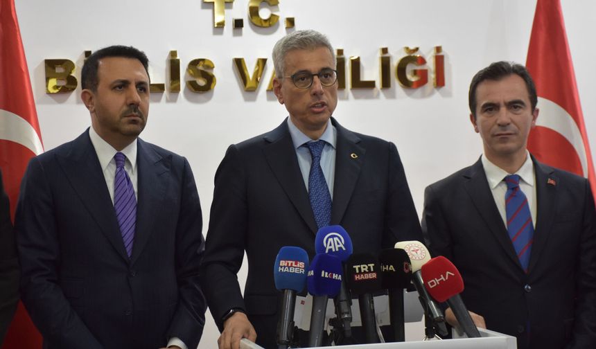Bakan Memişoğlu: Bitlis'i sağlıkta Türkiye'nin iyi şehirlerinden bir tanesi haline getireceğiz