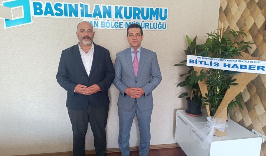 Bitlis Haber’den BİK Van Bölge Müdürü Tokgöz’e "Hayırlı Olsun" Ziyareti