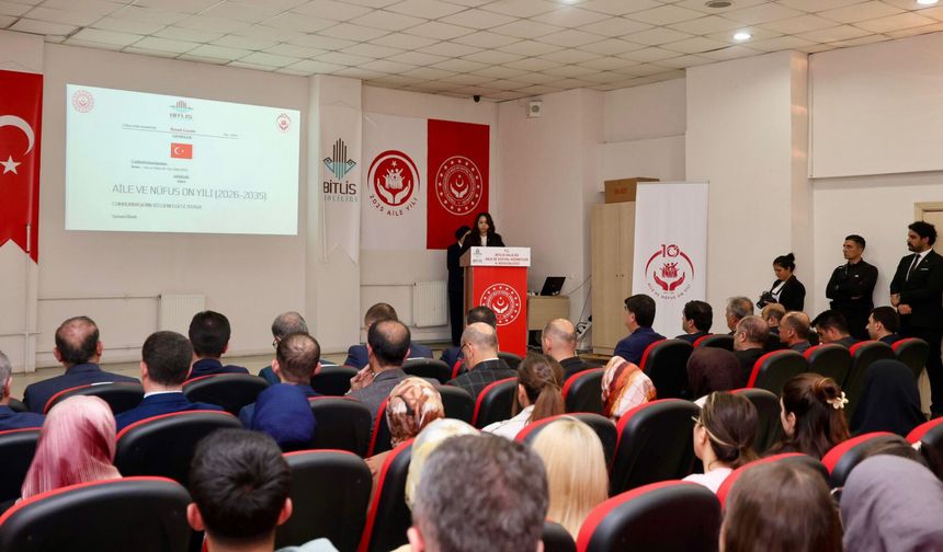 Bitlis’te Milli Aile Haftası Açılış Programı Düzenlendi