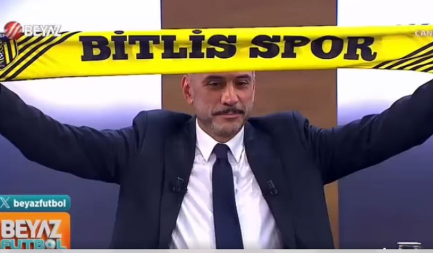 Ulusal Kanalda Bitlis Spor 1916’ya Destek Mesajı