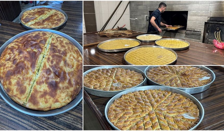 Bitlis'te bayramın vazgeçilmezi tatlı hazırlıkları yoğunlaştı