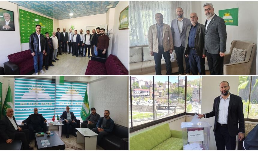 HÜDA PAR Bitlis'te ilçe Kongrelerini Tamamladı
