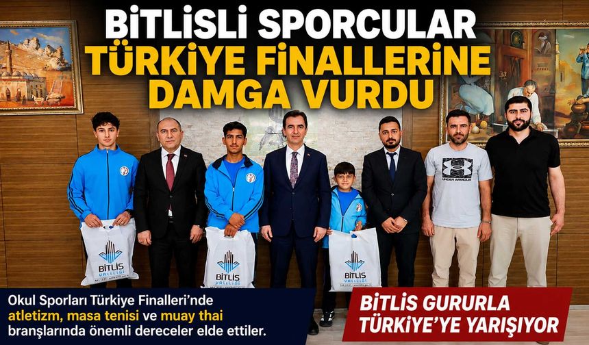 Bitlisli Sporcular Türkiye Finallerine Damga Vurdu