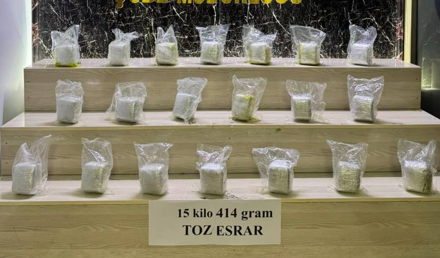 Bitlis’te yakıt deposuna zulalanmış 15 kilo uyuşturucu ele geçirildi: 3 tutuklama