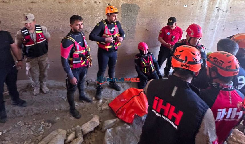 Bitlis’te dere yatağında kaybolan Şeflek’ten acı haber