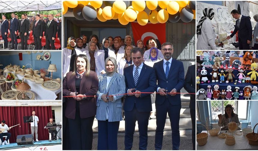 Bitlis’te kursiyerlerin hazırladığı ürünler beğeniye sunuldu