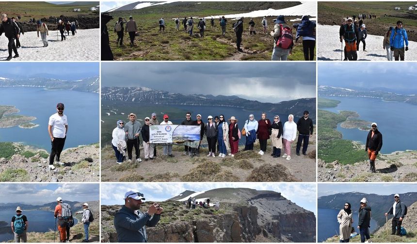 Eğitimcilerden Nemrut’un Zirvesine Farkındalık Tırmanışı