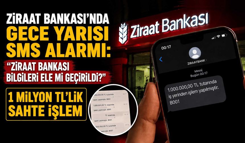 Ziraat Bankası’nda Gece Yarısı SMS Alarmı: "Ziraat Bankası Bilgileri Ele mi Geçirildi?"