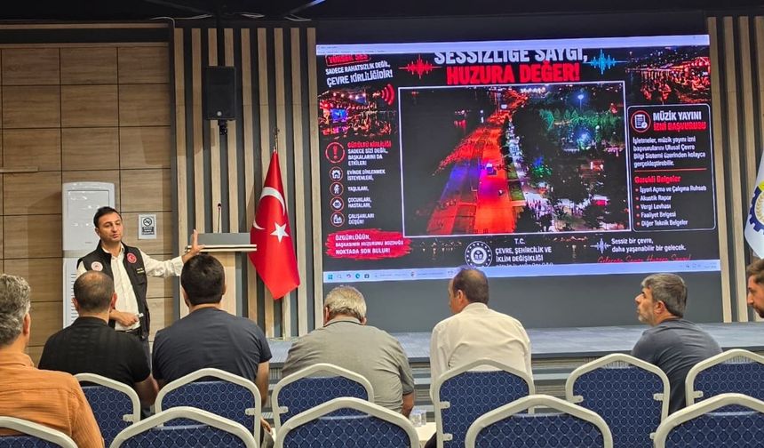 Tatvan'da İşletmelere Müzik Yayın İzni ve Gürültü Denetimi Toplantısı