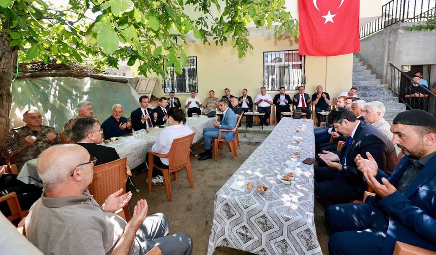 Vali Karakaya'dan Şehit Aileleri ve Gazilere 15 Temmuz Ziyareti