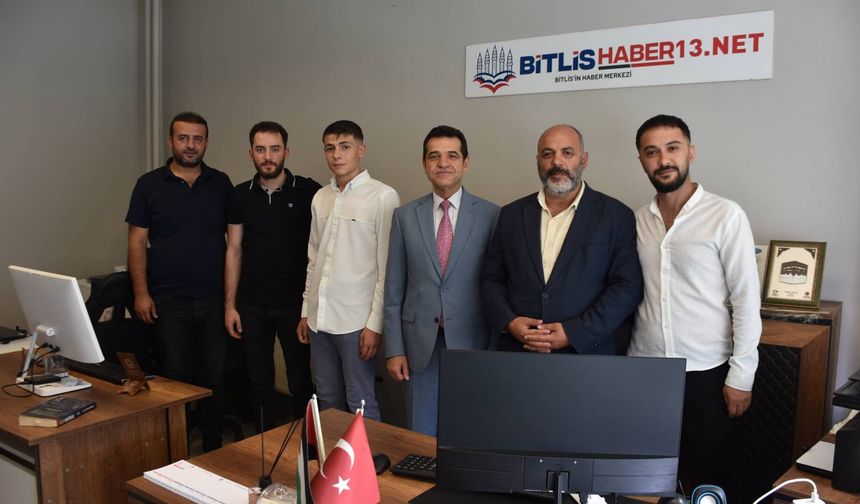 Basın İlan Kurumu Van Bölge Müdürü Tokgöz’den Bitlis Haber’e Ziyaret