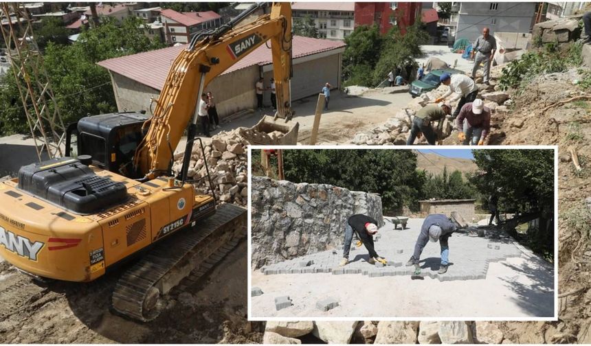 Bitlis Belediyesi Kent Genelindeki Altyapı ve Üstyapı Çalışmalarını Sürdürüyor