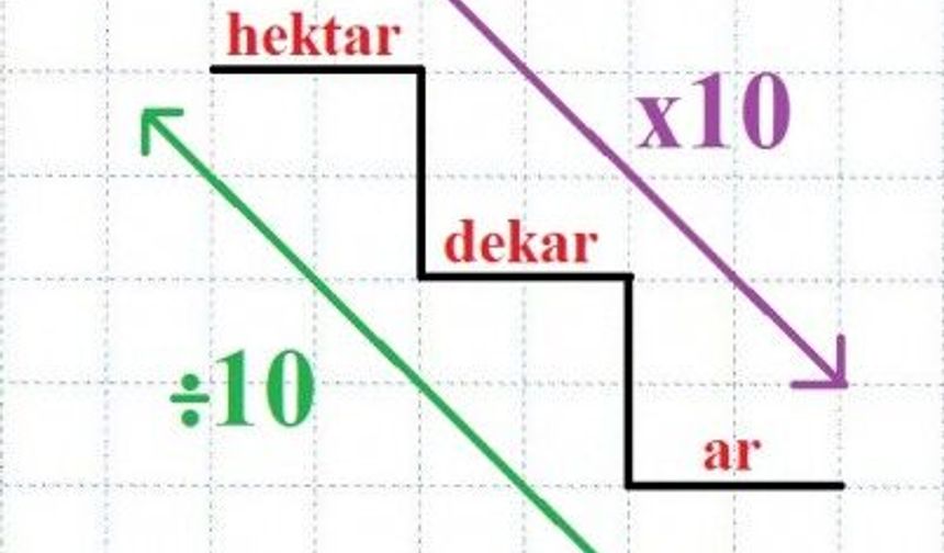 Arazi ölçü birimleri nelerdir? Ar, dekar, dönüm ve hektar kaç metrekaredir?