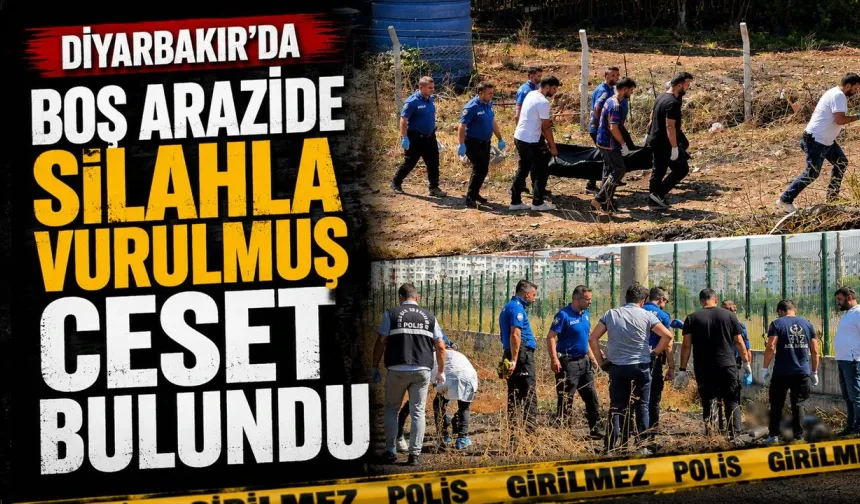 Boş Arazide Silahla Vurulmuş Ceset Bulundu