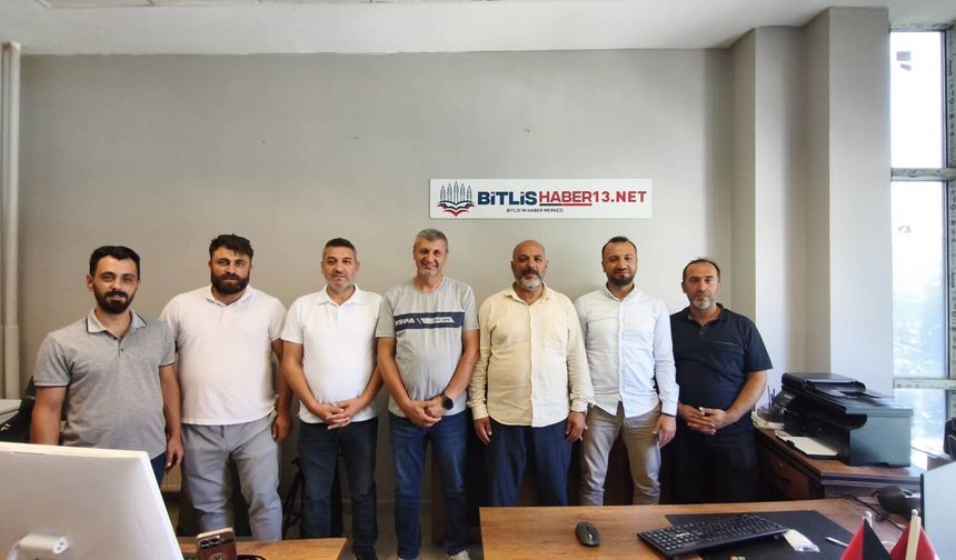 Basın Mensuplarından Bitlis Haber’e Ziyaret