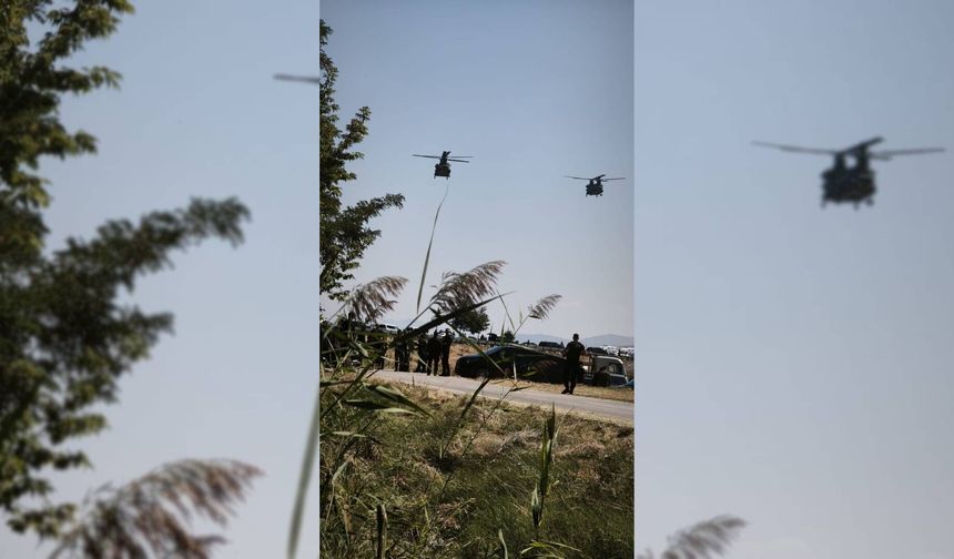 Cumhurbaşkanı Erdoğan helikopterle Ahlat’a iniş yaptı