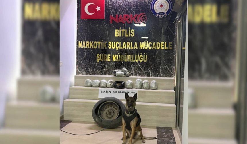 Bitlis’te aracın stepnesinden kilolarca uyuşturucu çıktı: 2 tutuklama