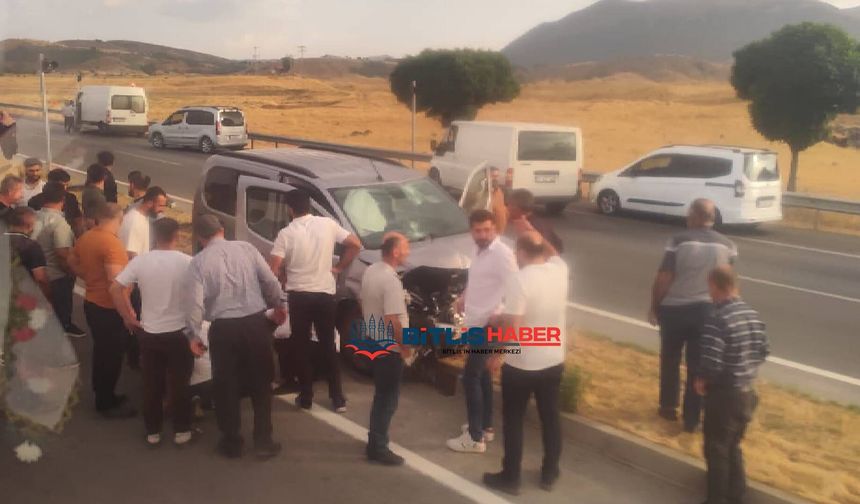 Bitlis-Güroymak yolunda trafik kazası