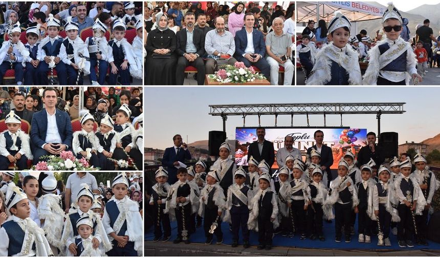 Bitlis’te 60 Çocuk İçin Sünnet Şöleni Düzenlendi
