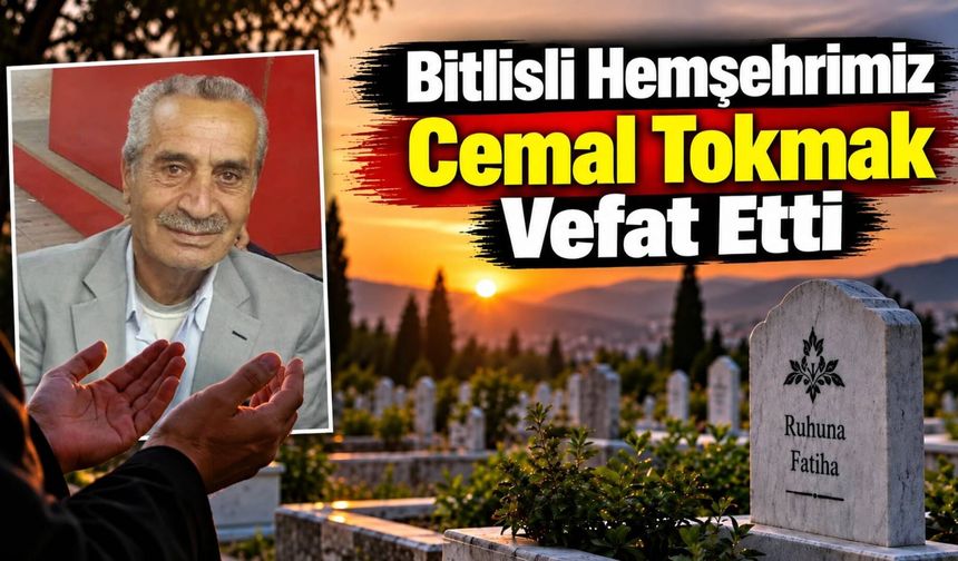 Bitlisli Hemşehrimiz Cemal Tokmak Vefat Etti