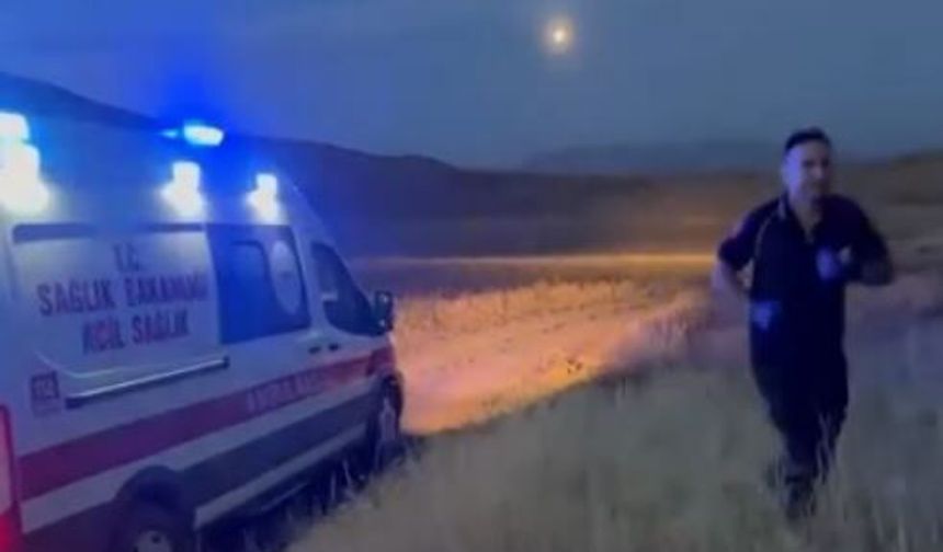 Van'da kafa travması geçiren vatandaş için ekipler seferber oldu