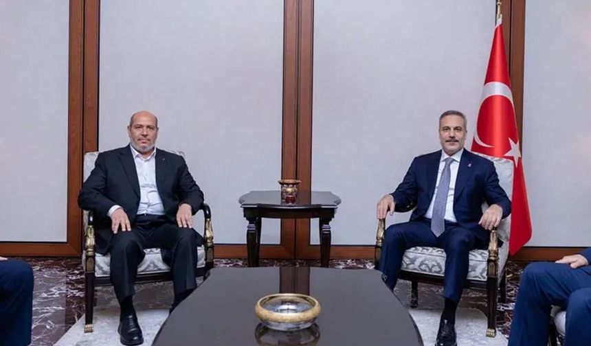 Bakan Fidan, Hamas Heyetiyle Görüştü! Masada Gazze Vardı