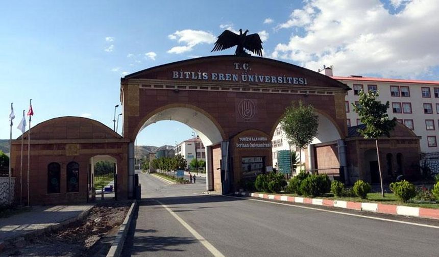 Bitlis Eren Üniversitesi öğretim üyesi alacak