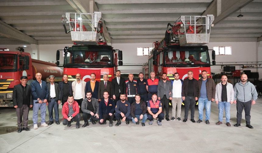 Başkan Tanğlay'dan İtfaiyecilik Haftası'nda anlamlı ziyaret