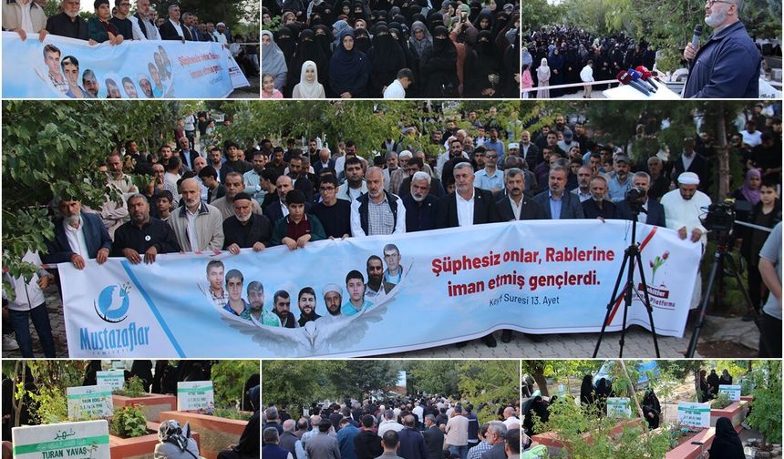 6-8 ekim şehidleri şehadetlerinin 12'nci yılında mezarları başında yad edildi