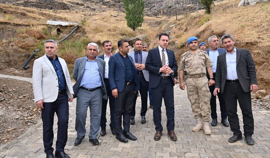 Kaymakam Öztürk köylerde yürütülen çalışmaları yerinde inceledi