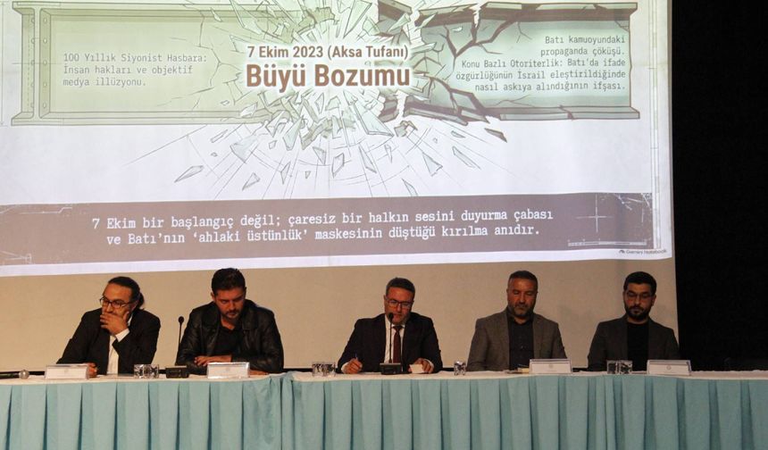 Bitlis’te "Yedi Bölge Tek Ses: Filistin Sözlüğü" paneli düzenlendi