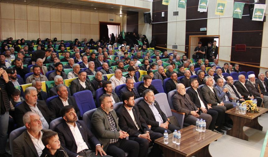 HÜDA PAR Bitlis 5. Olağan İl Kongresi gerçekleştirildi