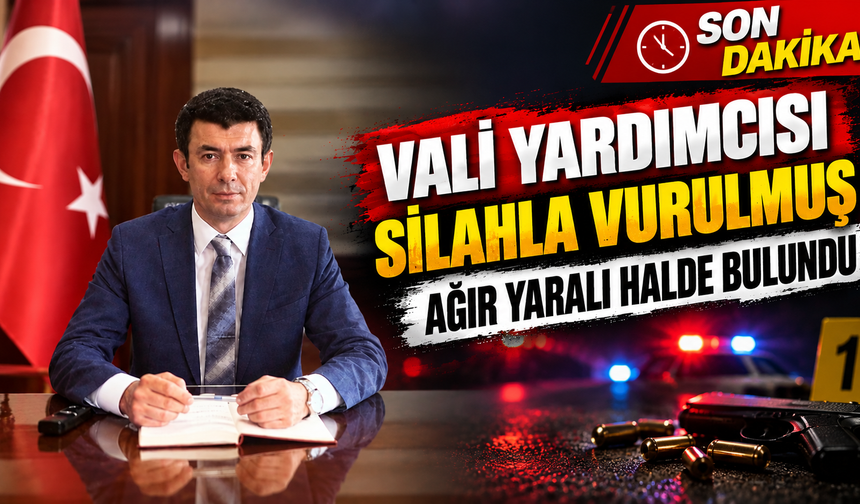 Vali yardımcısı silahla vurulmuş ağır yaralı halde bulundu