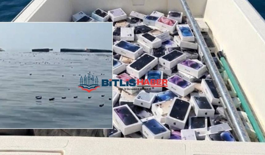 İranlı balıkçılar bu kez iPhone ganimetleri için denize açıldı