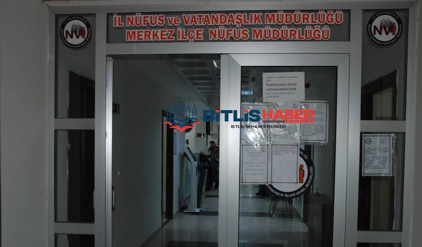 Bitlis’te KPSS adayları için nüfus müdürlükleri açık olacak mı?